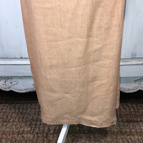 David Dart Collection 100% Pumpkin Latte Color Two Piece Top and Maxi Skirt Set - Picture 5 of 17